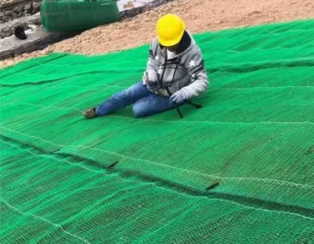Three-Dimensional Geonet Erosion Control Mat for Mine Reclamation
